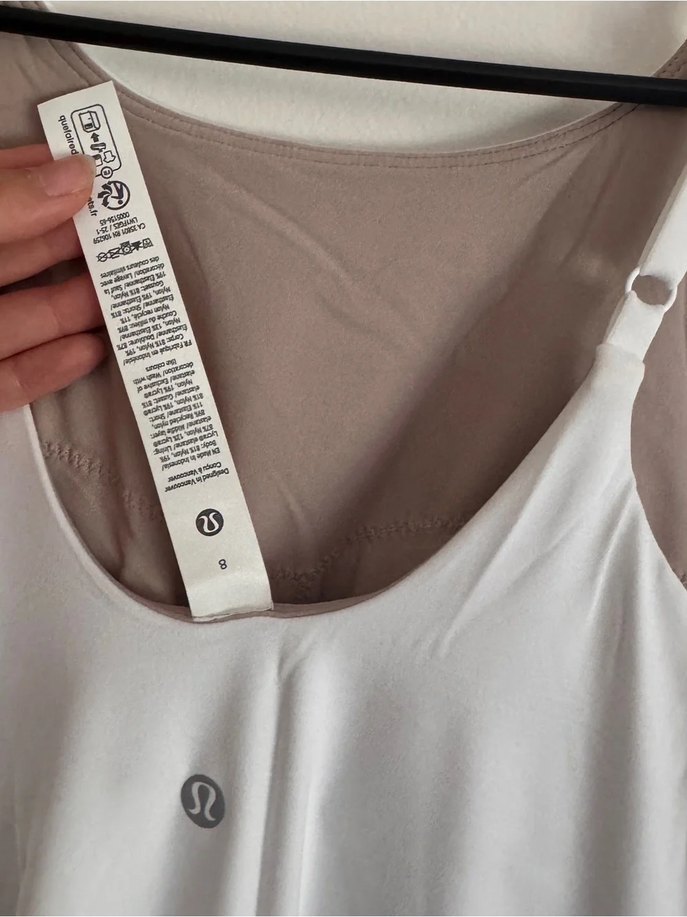 🆕🤍 Lululemon Align High Neck Dress C/D Cup - White